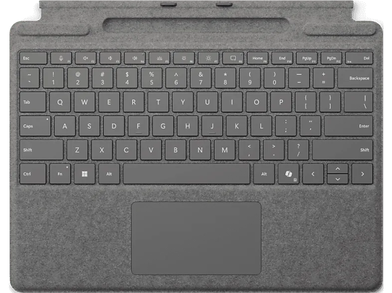 Teclado - Microsoft para Surface Pro de 13" con almacenamiento lápiz, Platino