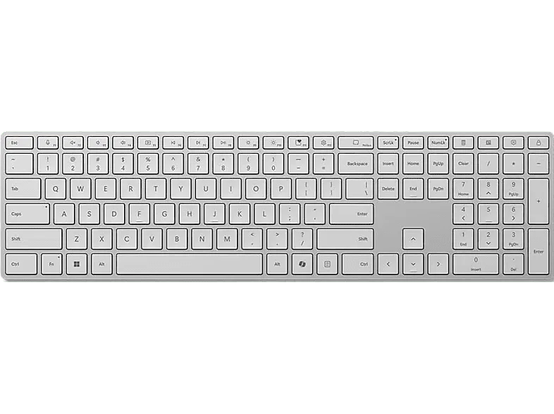Teclado inalámbrico - Microsoft EP2-040201, Bluetooth, Para Surface, Gris
