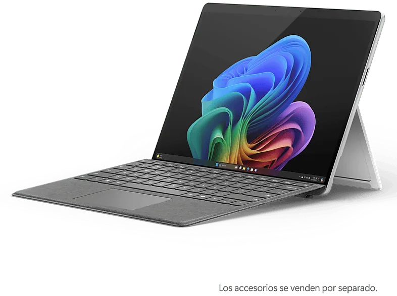 Convertible 2 en 1 - Microsoft Surface Pro Copilot+ PC,13", Snapdragon® X Elite 45 TOPS, 16GB RAM, 512GB SSD, Adreno GPU, Windows 11 Home, Platinum