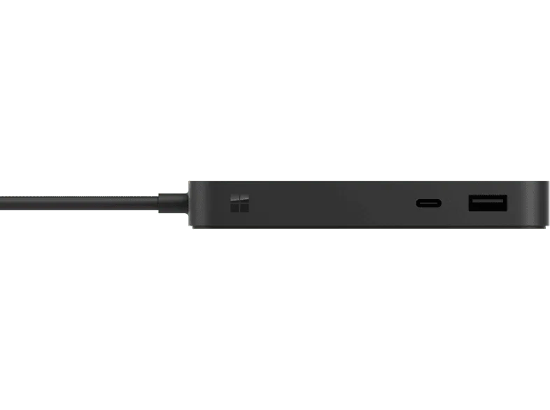 Dock - Microsoft Surface USB4® Profesional, 2x USB-C® con USB4®, Negro