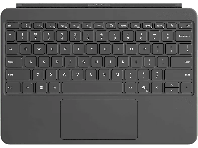 Teclado - Microsoft Surface Pro 12", Conexión Magnética, Retroiluminación, Slate