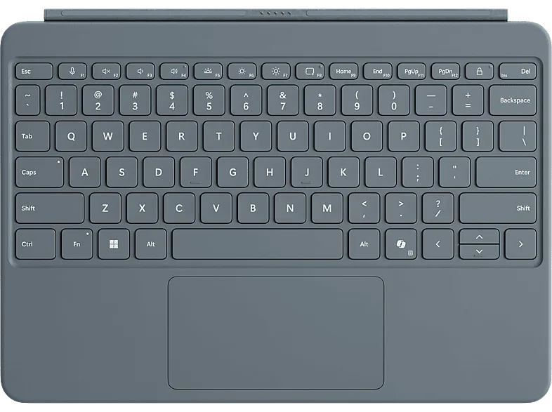 Teclado - Microsoft Surface Pro 12", Conexión Magnética, Retroiluminación, Ocean
