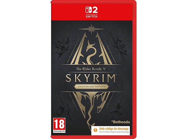 Nintendo Switch 2 The Elder Scrolls V: Skyrim Anniversary Edition (Código de descarga) (imagen 1 de 3)