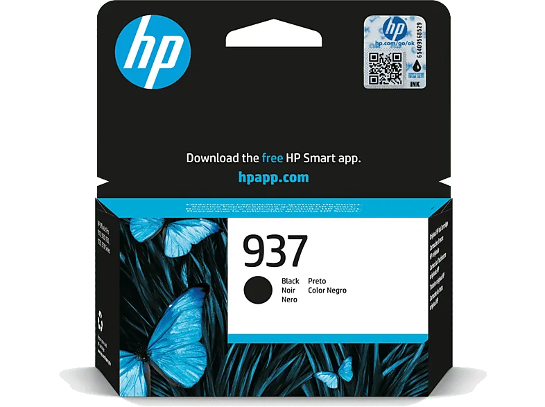 Cartucho de tinta - HP 937, Negro, 4S6W5NE (imagen 1 de 3)