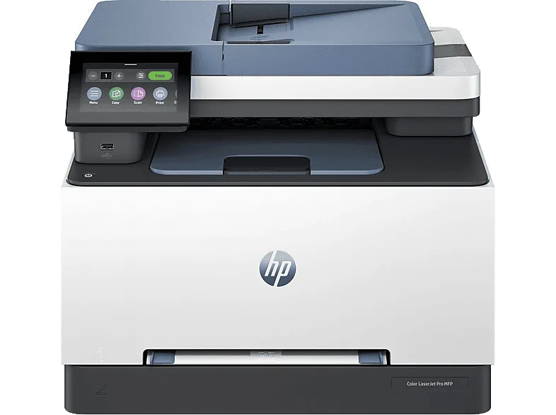 Impresora multifunción láser - HP LaserJet Pro 3302sdw, Wi-Fi, Impresión a doble cara, Pantalla táctil CGD, Wolf Security, Gris