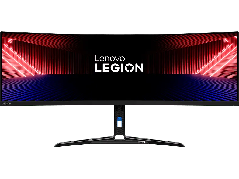 Monitor gaming - Lenovo Legion R45w-30, 44.5", UWQHD, 1 ms, 165 Hz, USB, HDMI, Negro, curvo
