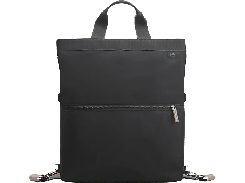 Mochila para portátil - Hp 9C2H0AA, 18 l, Para portátiles de 14", convertible, Tecnología bloqueo RFID, Negro
