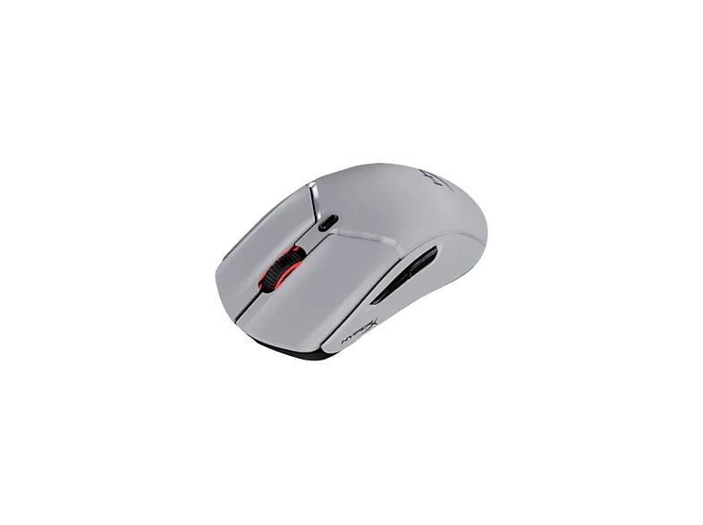Ratón gaming - HyperX Pulsefire Haste 2 Pro, Inalámbrica 2.4GHz, Bluetooth, Con cable, 26000 DPI, Gris (imagen 1 de 3)