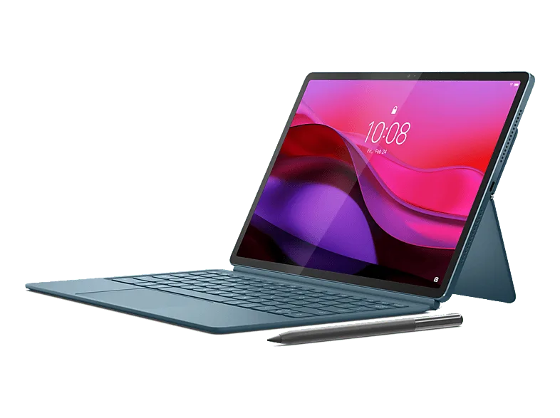 Tablet - Lenovo Yoga Tab Plus , USB-C, 12.7" 3K, 16GB RAM, 256GB, Azul, Incluye teclado y lápiz digital