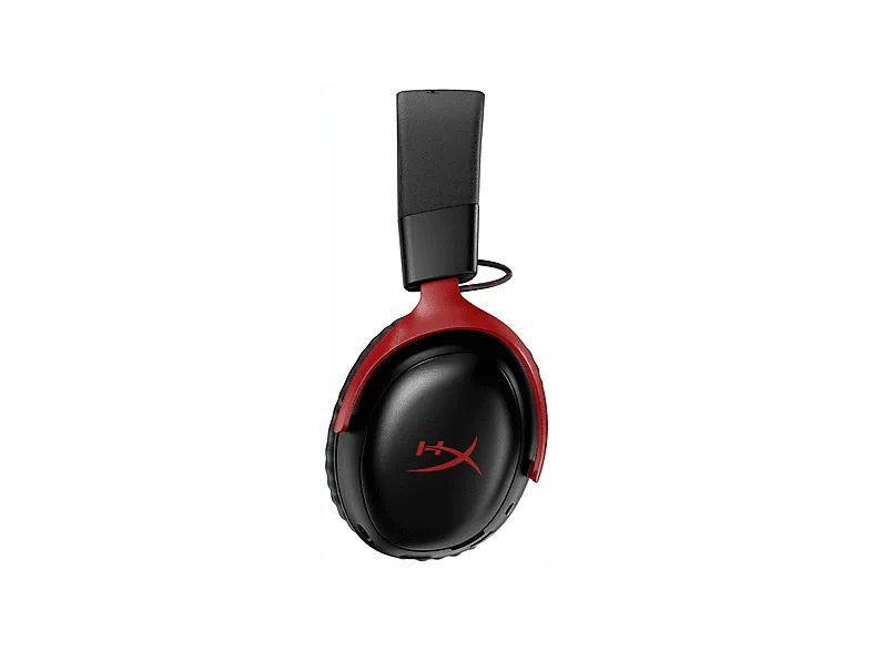 Auriculares gaming - HyperX Cloud III S, Audio espacial DTS®, Micrófono extraíble, Compatible PC, PS5, PS4, Nintendo Switch, Mac y móviles, Negro-Rojo (imagen 1 de 3)