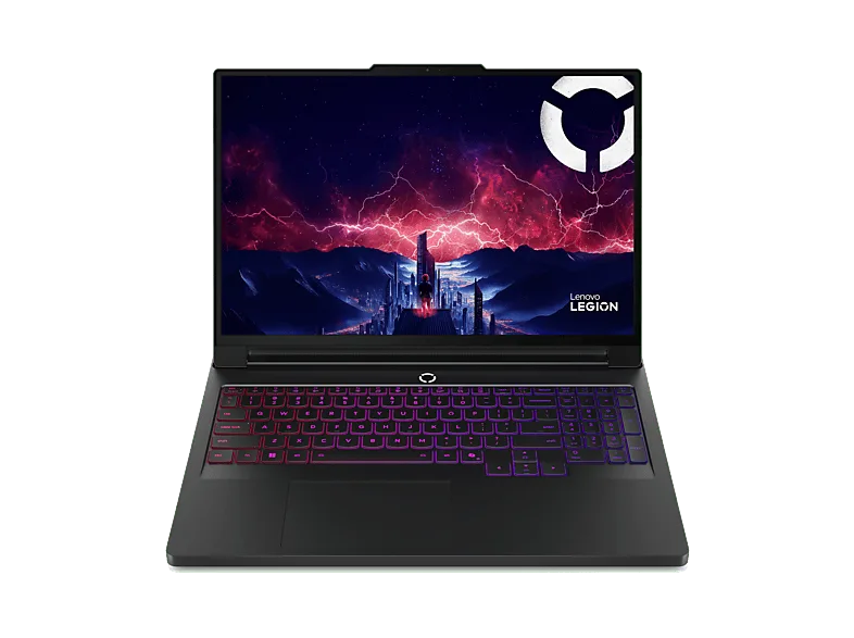 Portátil gaming - Lenovo Legion Pro 7 16AFR10H, 16" WQXGA OLED, AMD Ryzen™ 9 9955HX3D, 64GB RAM, 2TB SSD, GeForce RTX™ 5080, Windows 11 Home, Negro