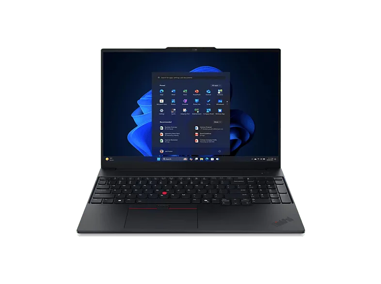 Portátil - Lenovo ThinkPad E16 Gen 3 Profesional Copilot+ PC, 16" WUXGA, Intel® Core™ Ultra 5 228V, 40 TOPS, 32GB RAM, 512GB SSD, Arc™ 130V, W11Pro