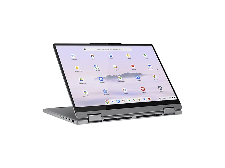 Portátil - Lenovo Chrome 2 en 1 14ITN10, 14" WUXGA, Intel® Core™ 3 N355, 8 GB, 256 GB UFS, HD Graphics, Google ChromeOS, Sin cargador
