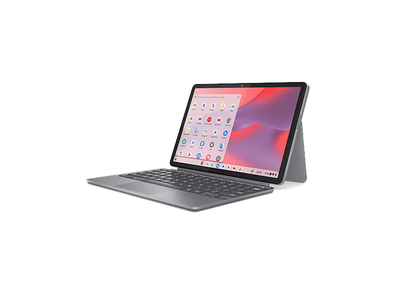 Convertible 2 en 1 - Lenovo Chromebook 11M889, 10.95" WUXGA, MediaTek Kompanio 838, 8GB RAM, 128GB, ChromeOS, Incl. Funda y lápiz, No incl. cargador