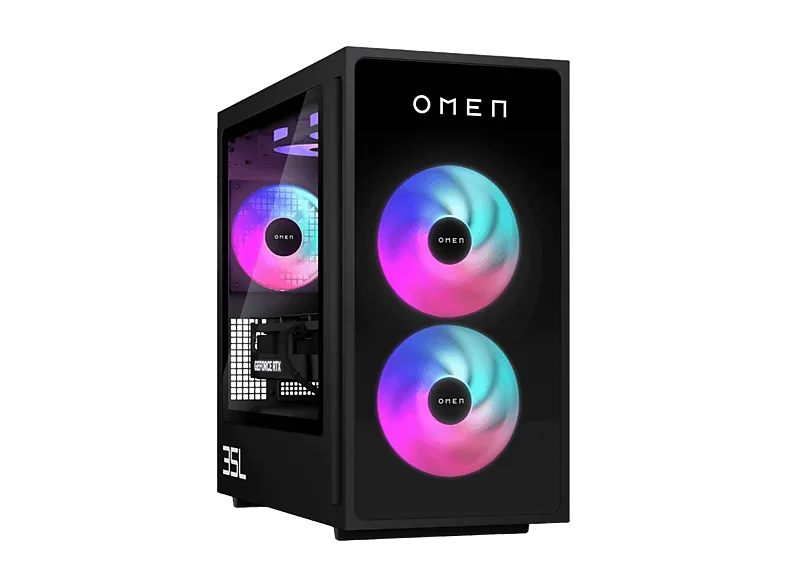 PC gaming - HP OMEN 35L Gaming Desktop GT16-0108ns, AMD Ryzen™ 7 8700F, 32 GB RAM, 1 TB SSD, GeForce RTX™ 5060, Windows 11 Home, Negro