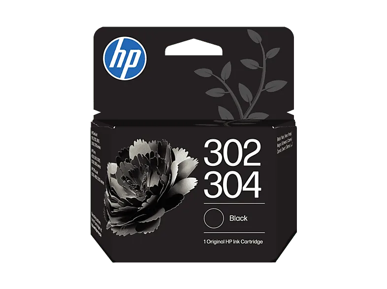 Cartucho de Tinta Original - HP 302/304, Capacidad impresión 120 páginas, Negro – Negro