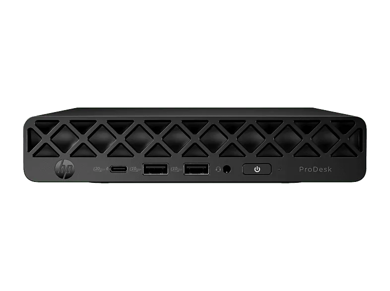 Mini PC - HP ProDesk 4 G1i Desktop AI Profesional, Intel® Core™ Ultra 7 265T, 16 GB RAM, 512 SSD, HD Graphics, Windows 11 Pro, Jack black