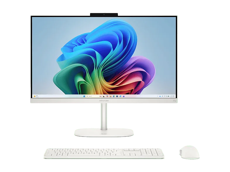 All in one - HP OmniStudio Next Gen AI 24-cy0000ns Copilot+ PC, 23.8" Full-HD, Intel® Core™ Ultra 5 325 47 TOPS, 16GB RAM, 512GB SSD, W11 Home, Blanco