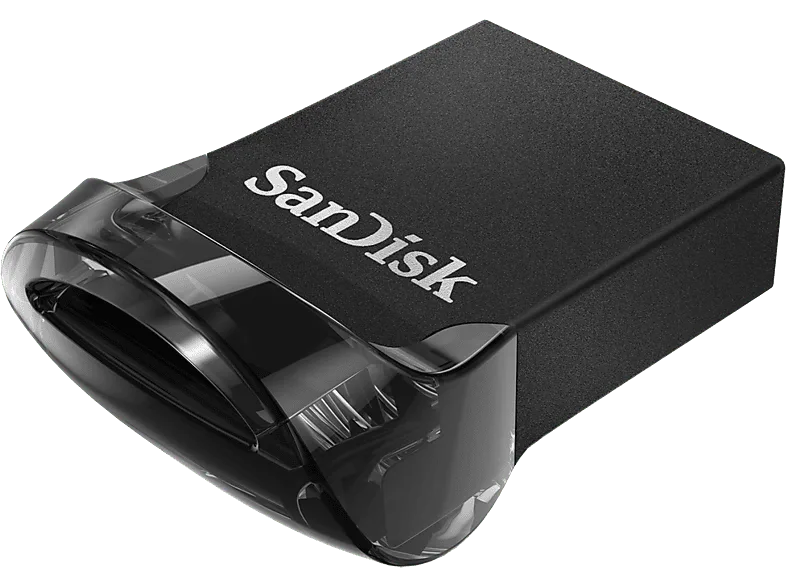 Memoria USB 256 GB - SanDisk Ultra Fit, 3.2, Hasta 400MB/s, Compacta, Protección por contraseña, Negro