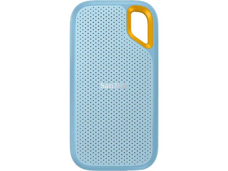 Disco duro SSD externo 1TB - SanDisk Extreme Portable SSD, 2.5", Hasta 1050 MB/s, NVMe, USB 3.2, IP65, Azul