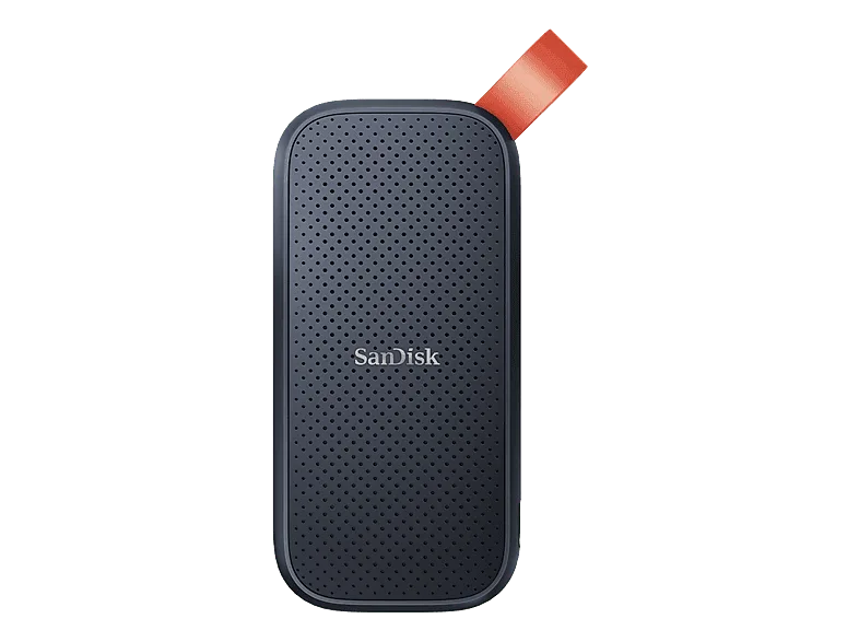 Disco duro SSD externo 1TB - SanDisk Portable SSD, Portátil, USB 3.2 Gen 2, Lectura de hasta 800 MB/s, Gancho goma, Gris