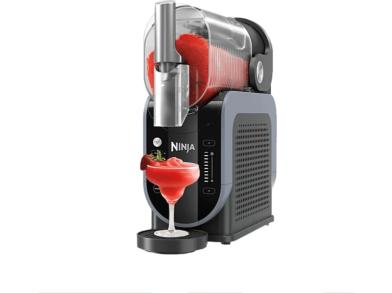 Máquina de granizados - Ninja SLUSHi, 800 W, 1.9 l, 5 ajustes preestablecidos, Compresor WhisperChill, 7 raciones, Azul hielo