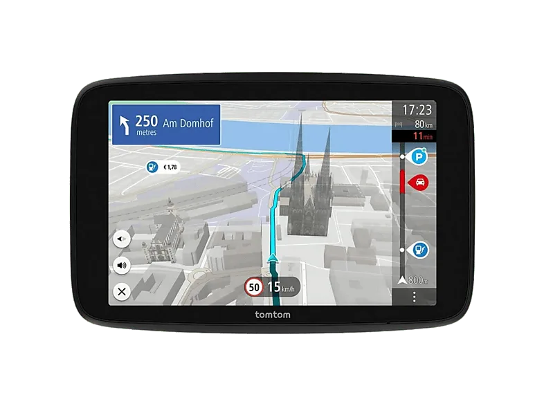 GPS - TomTom GO Navigator 7, 7", Pantalla Táctil, 32 GB Almacenamiento, Negro