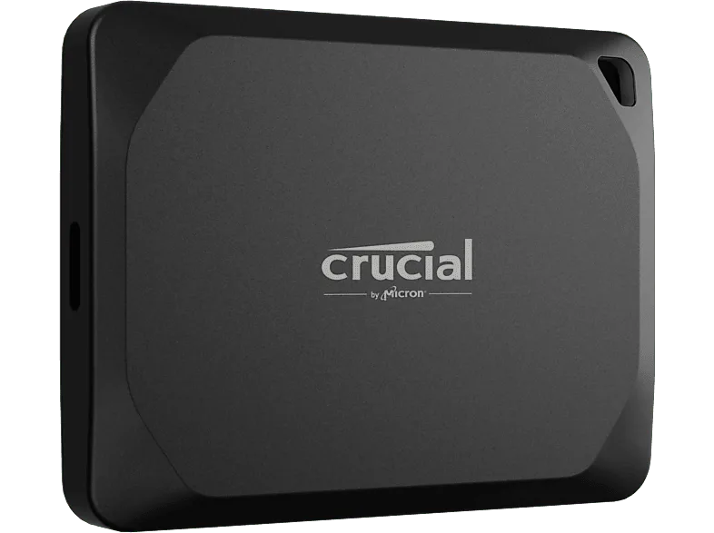 Disco duro SSD externo 1 TB - Crucial X10 Pro Portable SSD, Velocidad de lectura y escritura hasta 2100 MB/s, IP55, Negro
