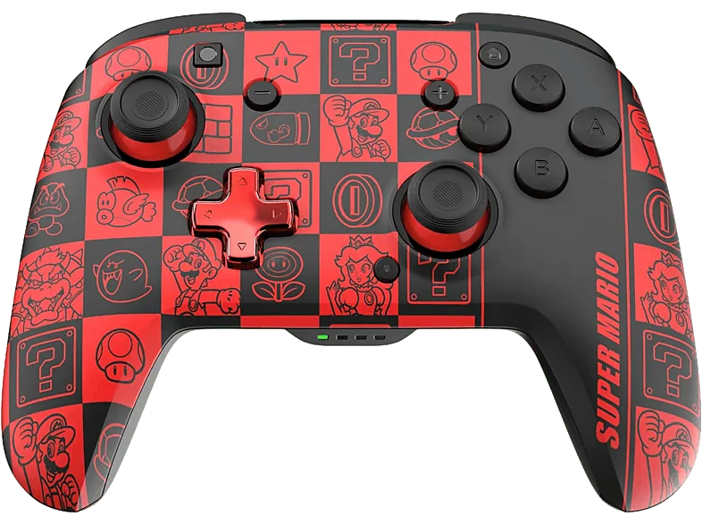 Mando Nintendo Switch - PDP Rematch Wireless Glow Super Icon, Switch, Multicolor