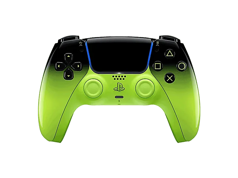 Mando PS5 - Sony DualSense Techno Red, Retroalimentación háptica, Inalámbrica, Remix Green