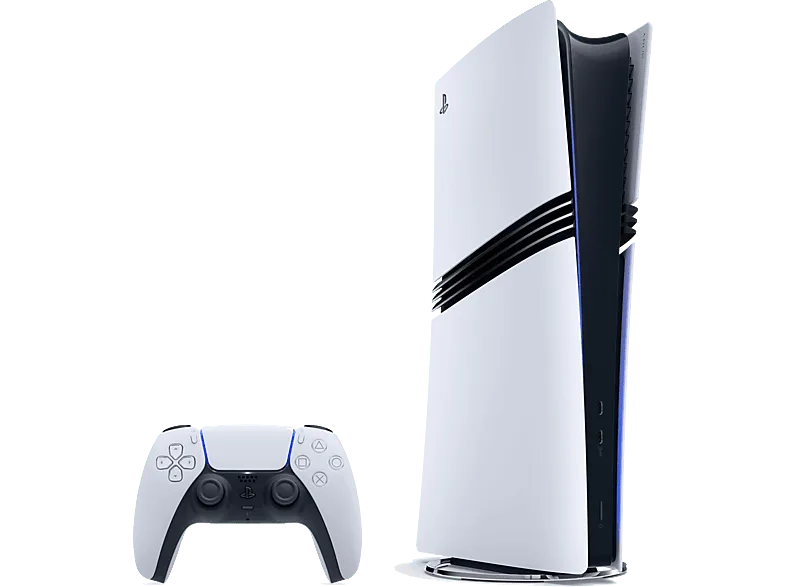 Consola - Sony PS5 Pro (2025), 2 TB SSD, 4K Spectral Super Resolution (PSSR), 1 mando, Digital (sin lector de discos), Blanco