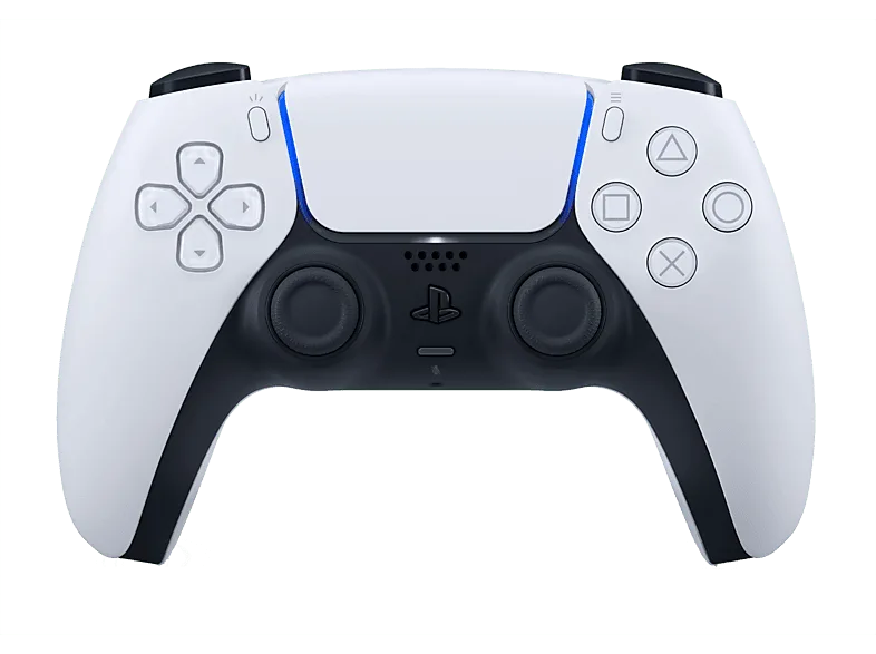 Mando PS5 - Sony Dualsense V2, Para PlayStation 5 y PC, Bluetooth, Retroalimentación háptica, Blanco