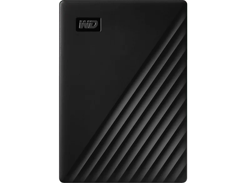 Disco duro externo 1 TB - Western Digital WD My Passport, Portátil, HDD, USB 3.2, Funciona con Chromebook, Negro