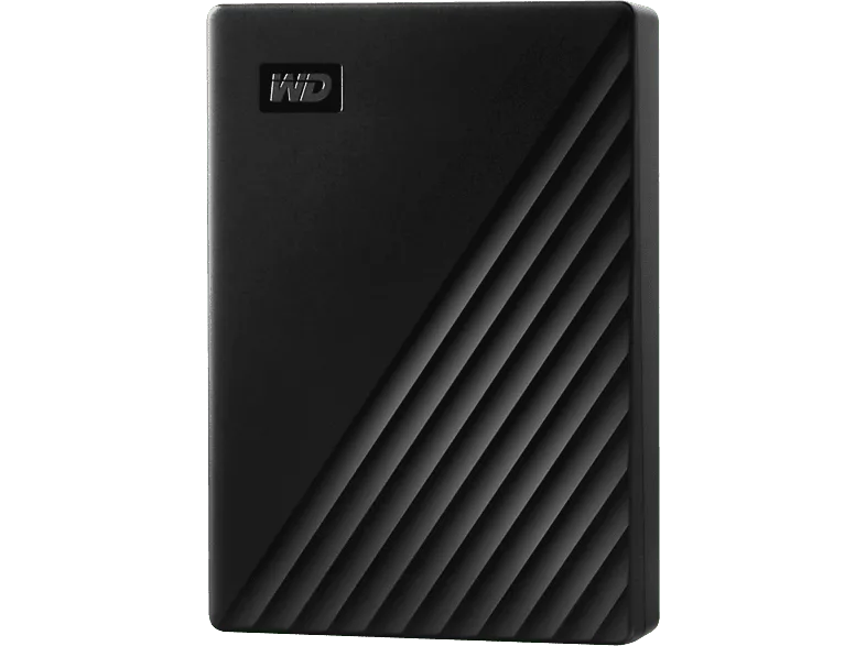Disco duro externo 6TB - Western Digital WD My Passport, Portátil, HDD, USB 3.2, Funciona con Chromebook, Negro