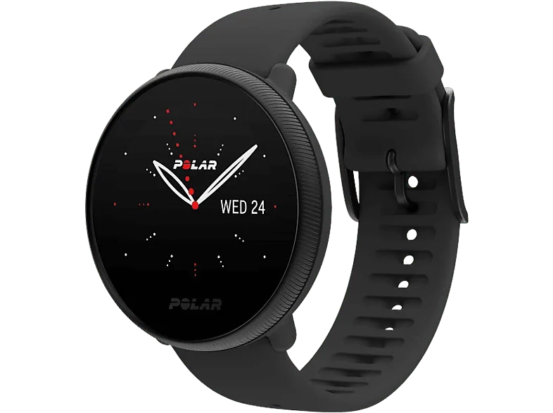 Smartwatch - Polar Ignite 2, 1.2", 5 días, 165 mAh, IPS TFT, Bluetooth, GPS, Frecuencia cardíaca, Negro – Negro