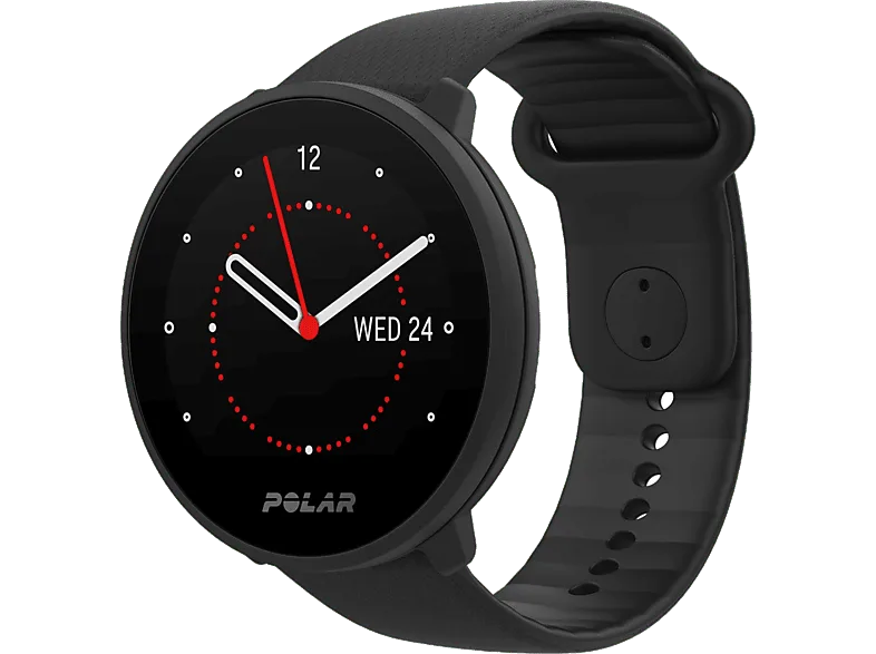 Reloj deportivo - Polar Unite, Negro, GPS, Frecuencia cardiaca, Táctil, Resistente al agua, 15.5-21 cm, 1.2"