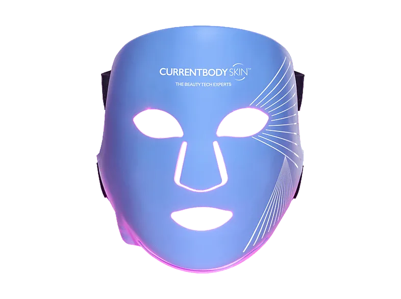 Máscara LED - CurrentBody CBD-BLEM-MASK-S2, Cara, Combina luz azul y roja, Azul