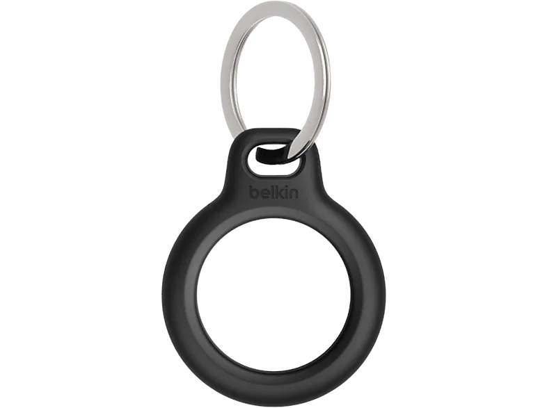 Llavero - Belkin Secure Holder, Compatible con Apple AirTag, Resistente a los golpes, Negro
