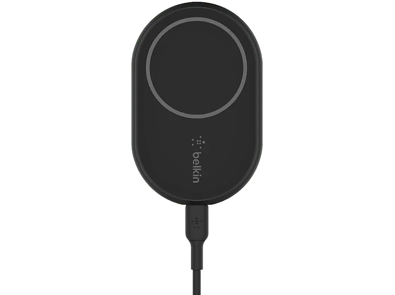 Cargador coche - Belkin BoostCharge, Carga inalámbrica, Magnético, Compatible Apple, Negro (imagen 1 de 2)