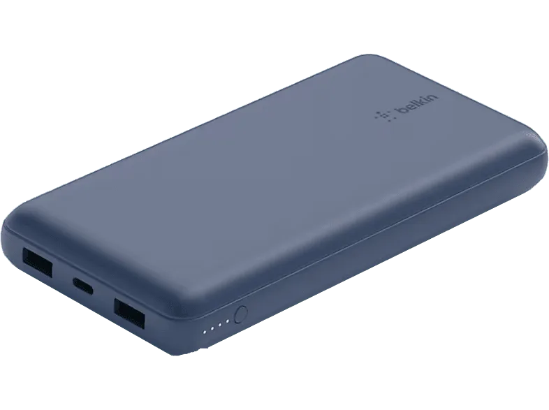 Powerbank - Belkin BPB012BTBK, 20000 mAh, USB C y A, Duración 78h, Azul