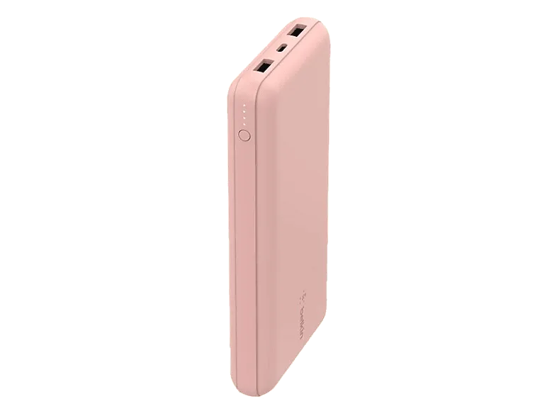 Powerbank - Belkin BoostCharge Batería externa 20K, 20000 mAh, 2x USB-A, 1x USB-C, Rosa