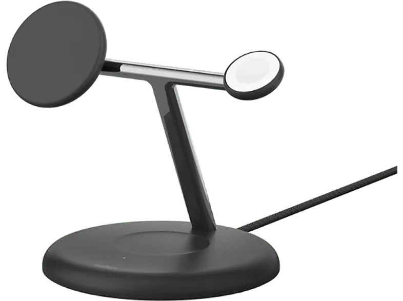 Cargador móvil inalámbrico - Belkin BoostCharge Pro Qi2, Carga Universal con dispositivos que funcionen el estándar 15W, Negro