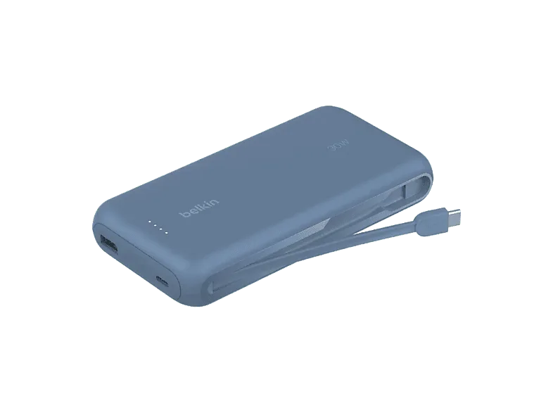 Powerbank - Belkin BPB024hqBL, 10.000 mAh, 1x USB-C, USB-A, Azul