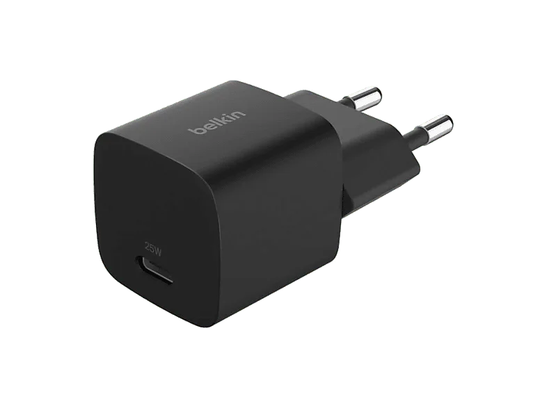 Cargador de pared - Belkin BoostCharge USB-C 25 W, Universal, Negro – Negro