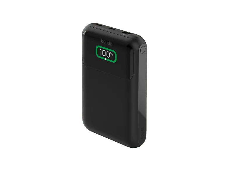 Powerbank - Belkin BBA011hqDG, 19200 mAh, 2x USB-C, 1x USB-A, 65W, Negro