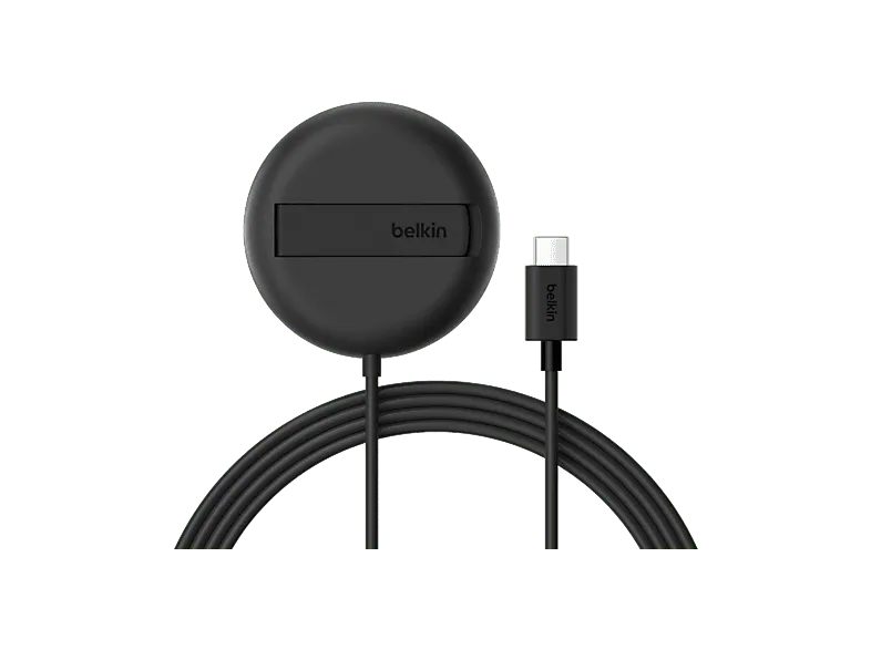Powerbank - Belkin BBA012, USB-C, 15 W, Tecnología magnética Qi2, 5000 mAh, Negro