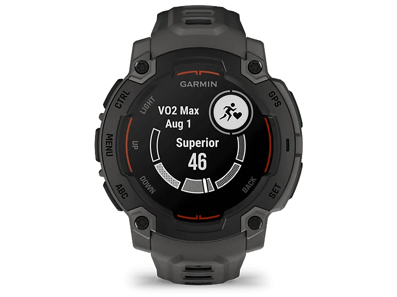 Reloj deportivo - Garmin Instinct E, Negro, 45mm, 0.9", Dos Cristales, Silicona, 10 ATM, Connect™, 16 días Autonomía