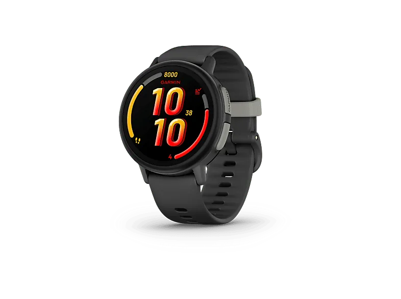 Smartwatch infantil - Garmin Bounce 2 LTE, Caja de 43mm, Pantalla AMOLED brillante a color 1.2", Correa Silicona, 5 ATM, Negro