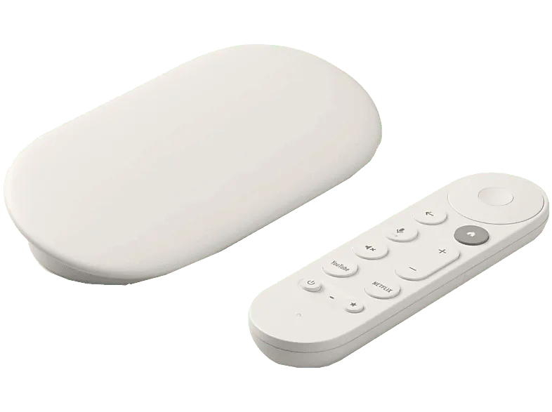 Reproductor multimedia - Google TV Streamer 4K, 32 GB, 4K Ultra HD, Chromecast, WiFi, Blanco