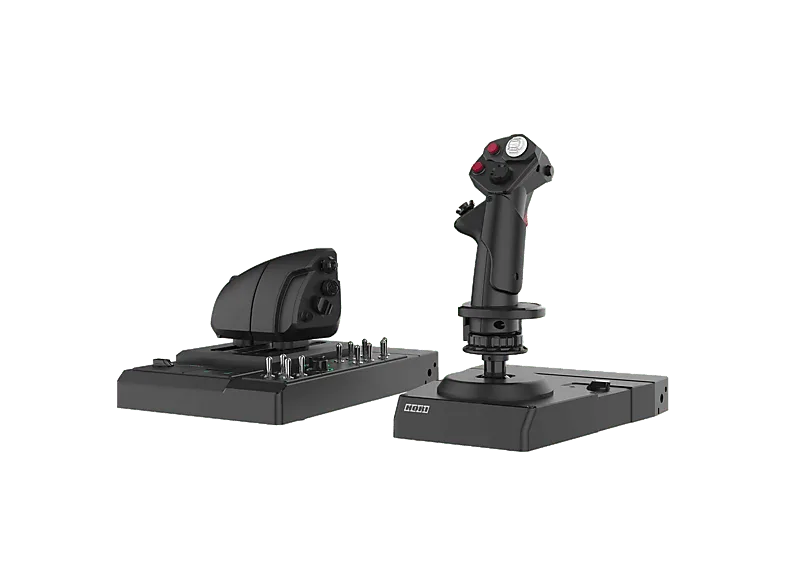 Joystick - Hori Sistema de control vuelo HOTAS, PC Windows 10 y 11, Sensor hall 16 bits, Negro